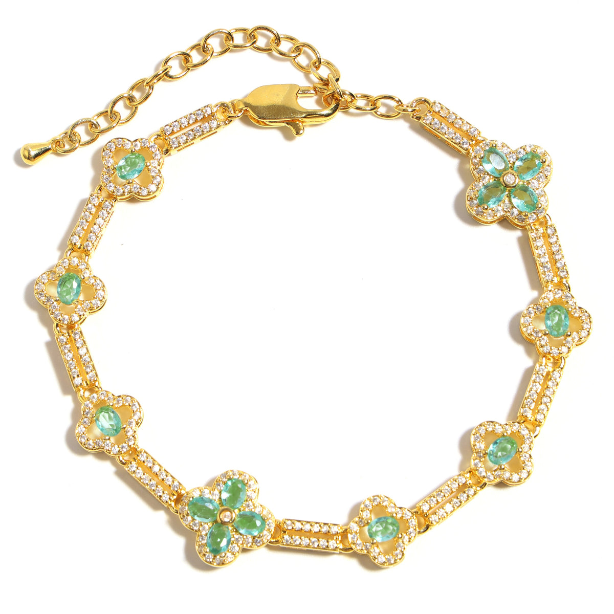A Whisper of Sky and Petals Azure Blossom Tourmaline Necklace