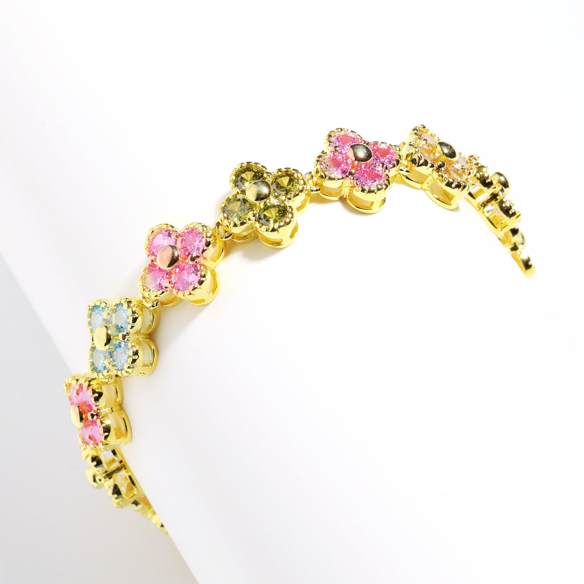 Blossom Tourmaline Gemstone Necklace