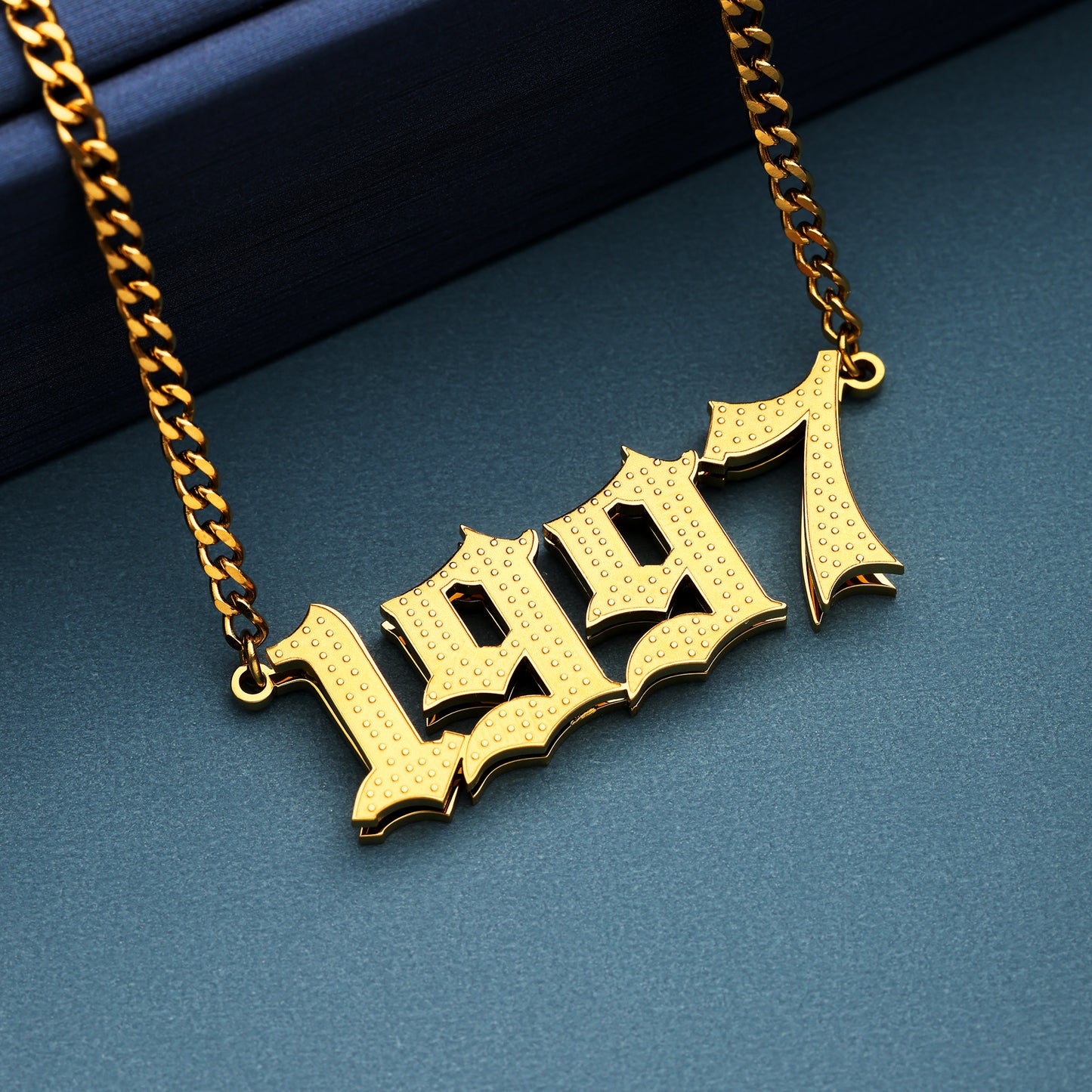 Double Plated Number Necklace