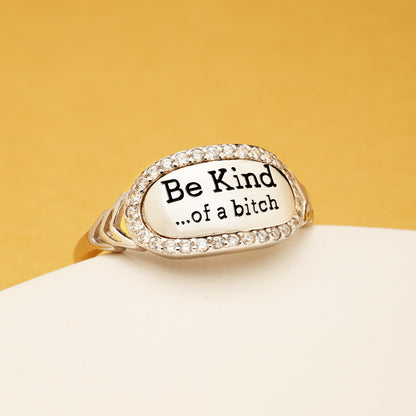 Be Kind Signature Ring