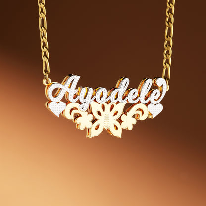 Floral Name Necklace