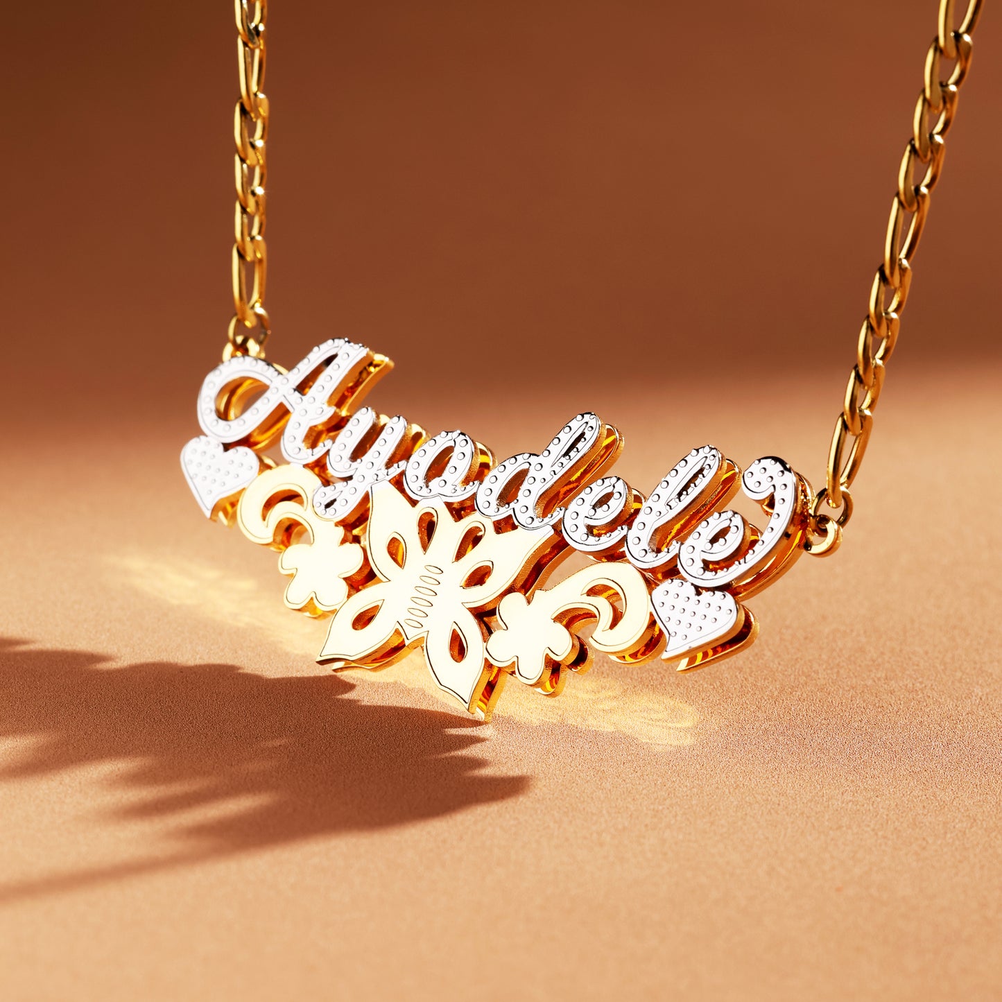 Floral Name Necklace