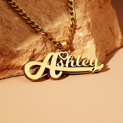 Unique Design Personalized Name Necklace