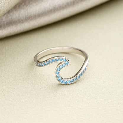 Riding the Wave of Life Statement Rings