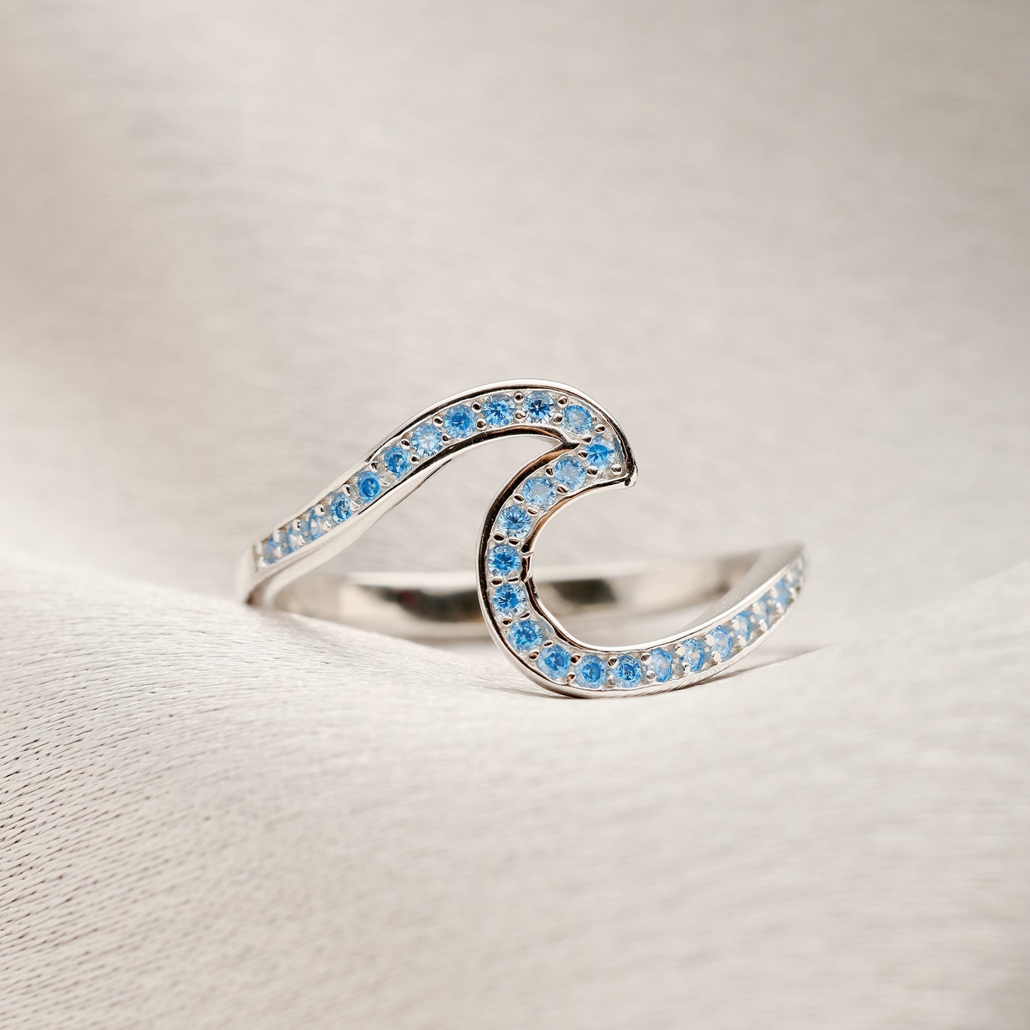 Riding the Wave of Life Statement Rings