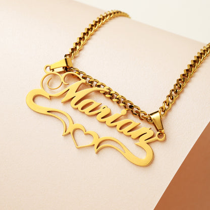 Personalized Elegant Name Pendant Necklace