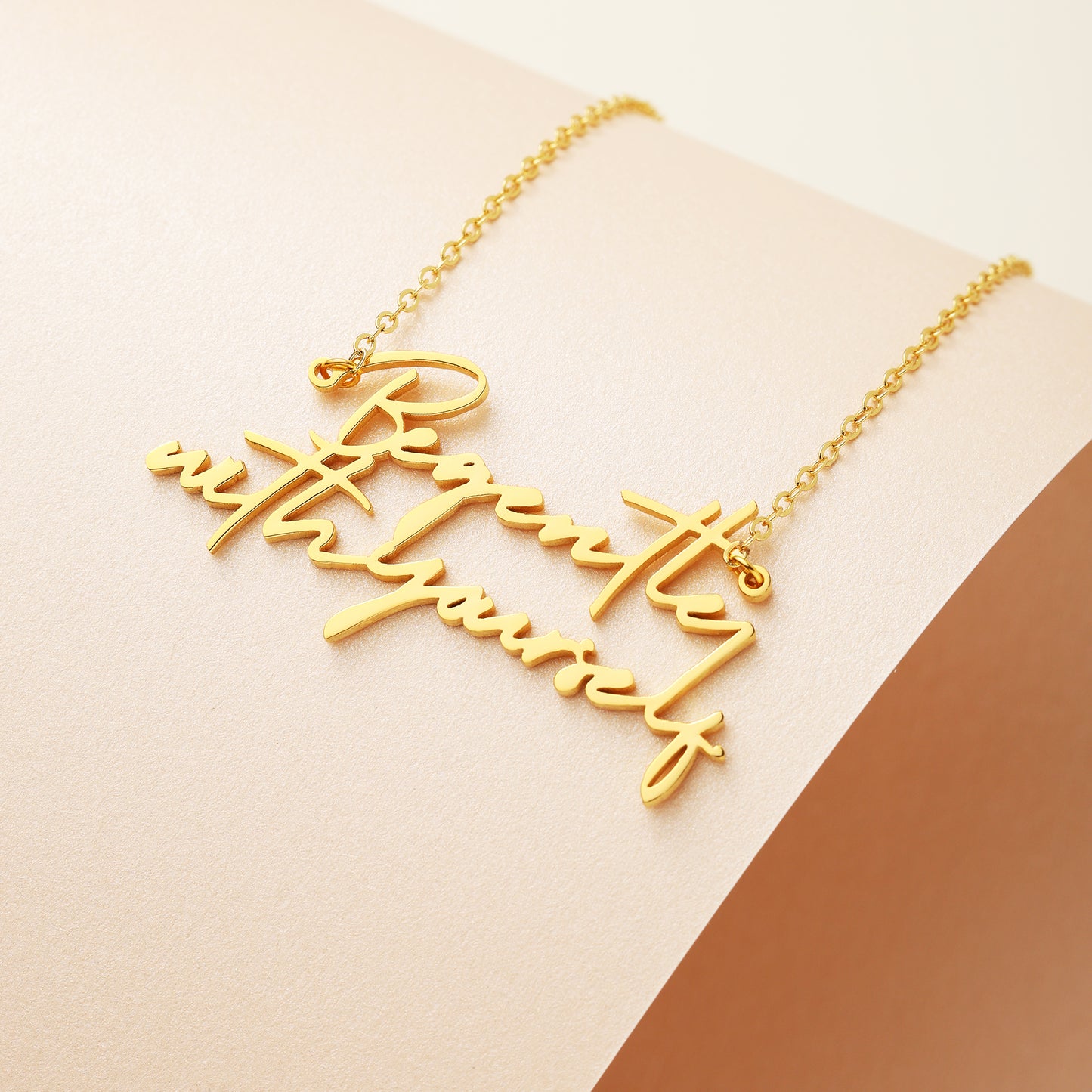 Artistic Font Name Necklace