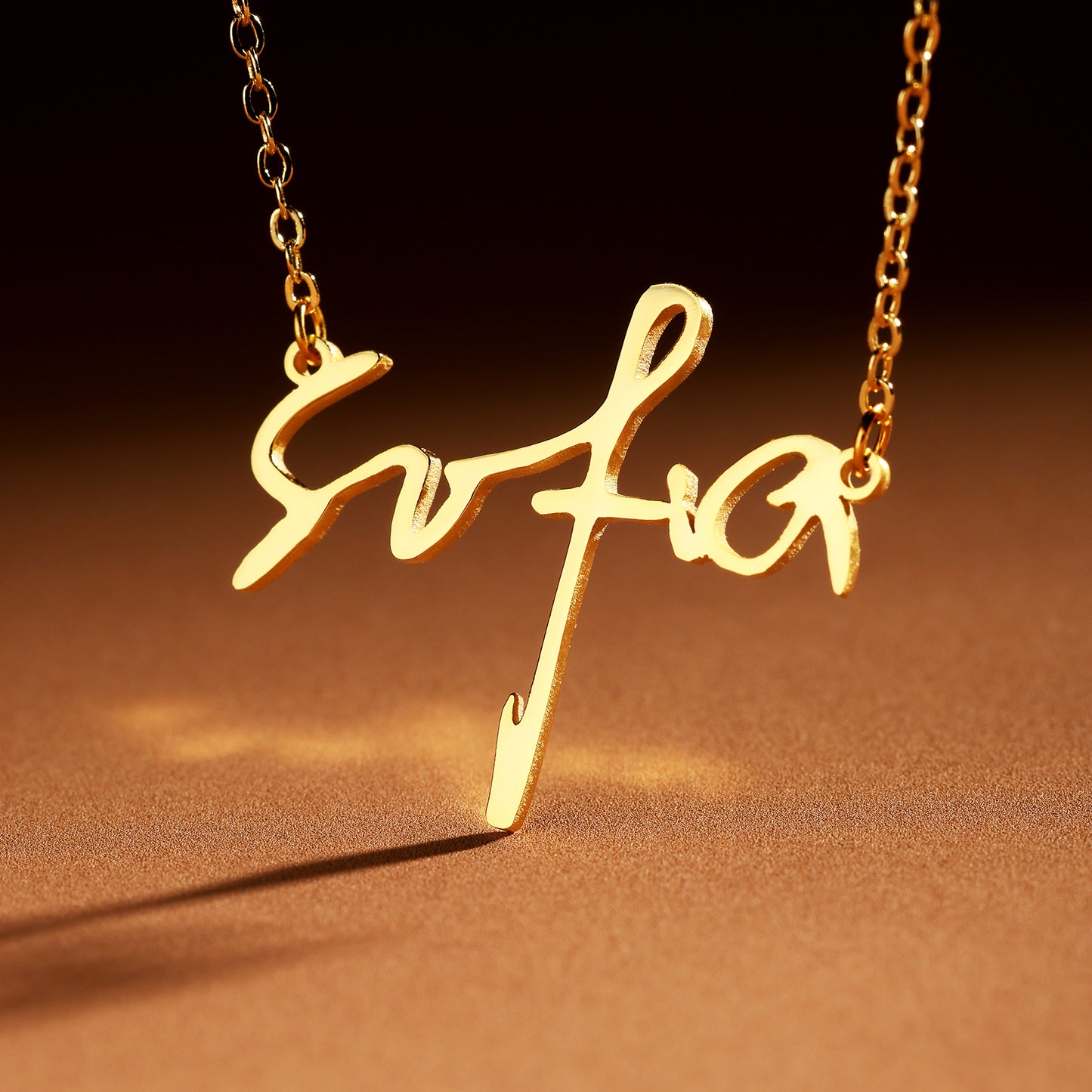 Artistic Font Name Necklace