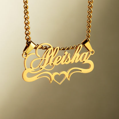 Personalized Elegant Name Pendant Necklace