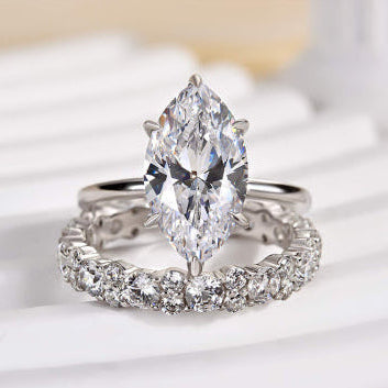 Special Marquise Cut Ring Set