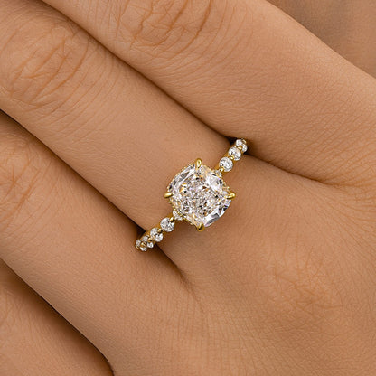 Exquisite 2.0 Carat Cushion Cut Ring