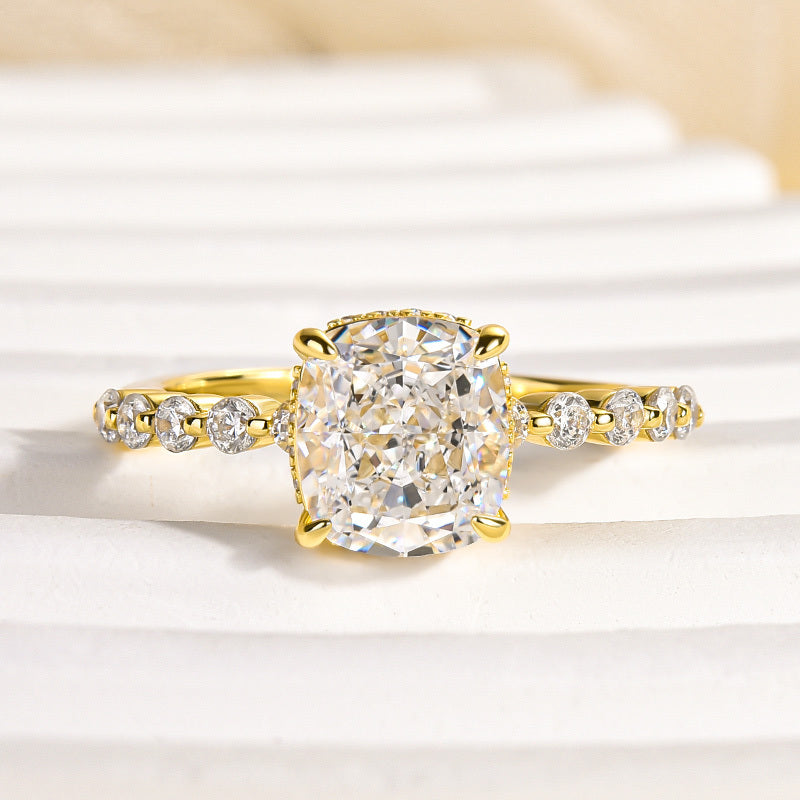 Exquisite 2.0 Carat Cushion Cut Ring