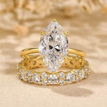 Special Marquise Cut Ring Set