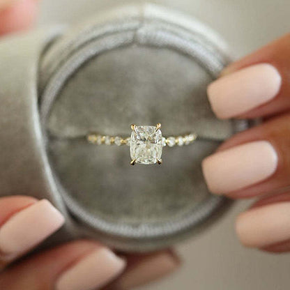 Exquisite 2.0 Carat Cushion Cut Ring