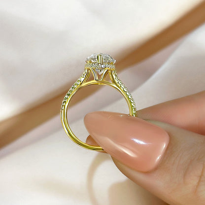 Exquisite Split Shank Marquise Cut Ring