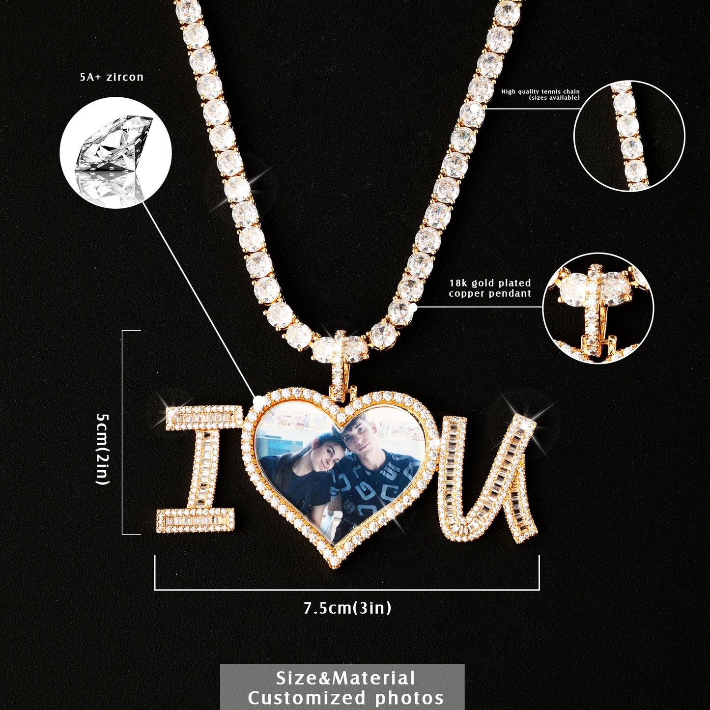 Unique LOVE Design Pendant