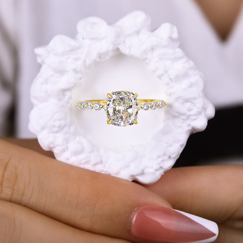 Exquisite 2.0 Carat Cushion Cut Ring