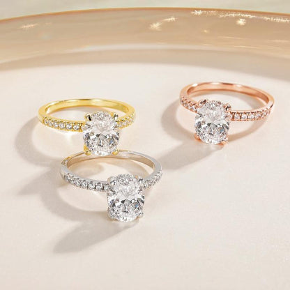 3CT Enagement Rings