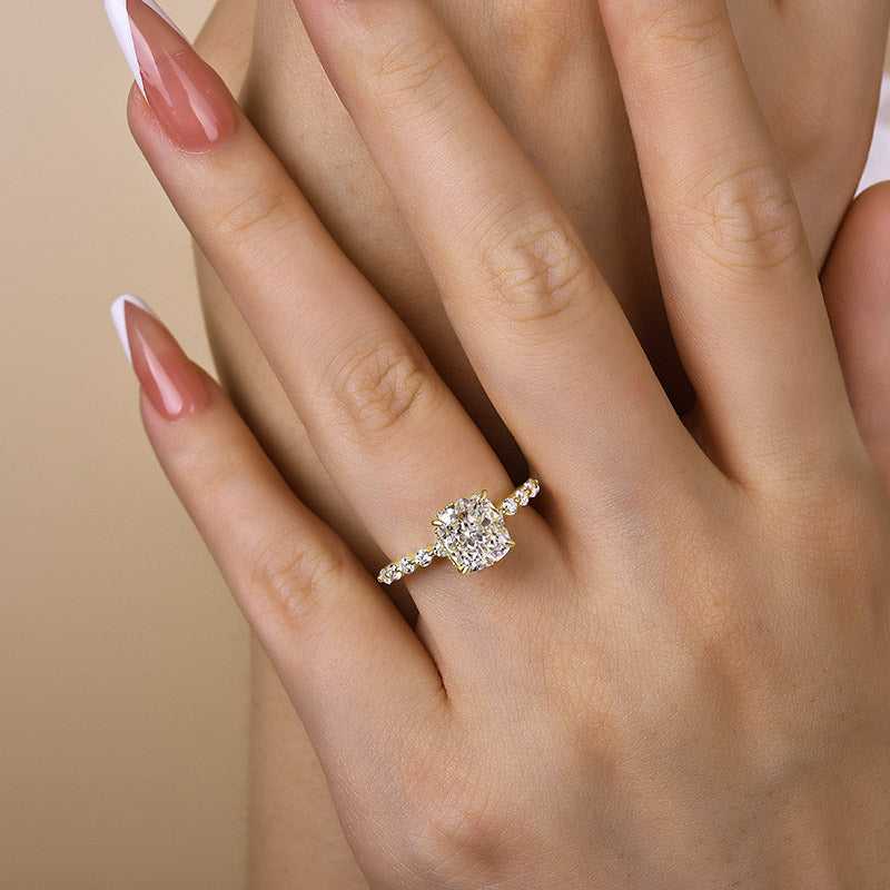 Exquisite 2.0 Carat Cushion Cut Ring