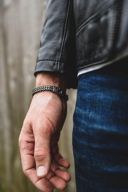 Men's Personalised Stainless Steel Bracelet