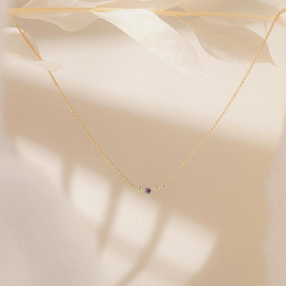 Tiny Diamond  Necklace