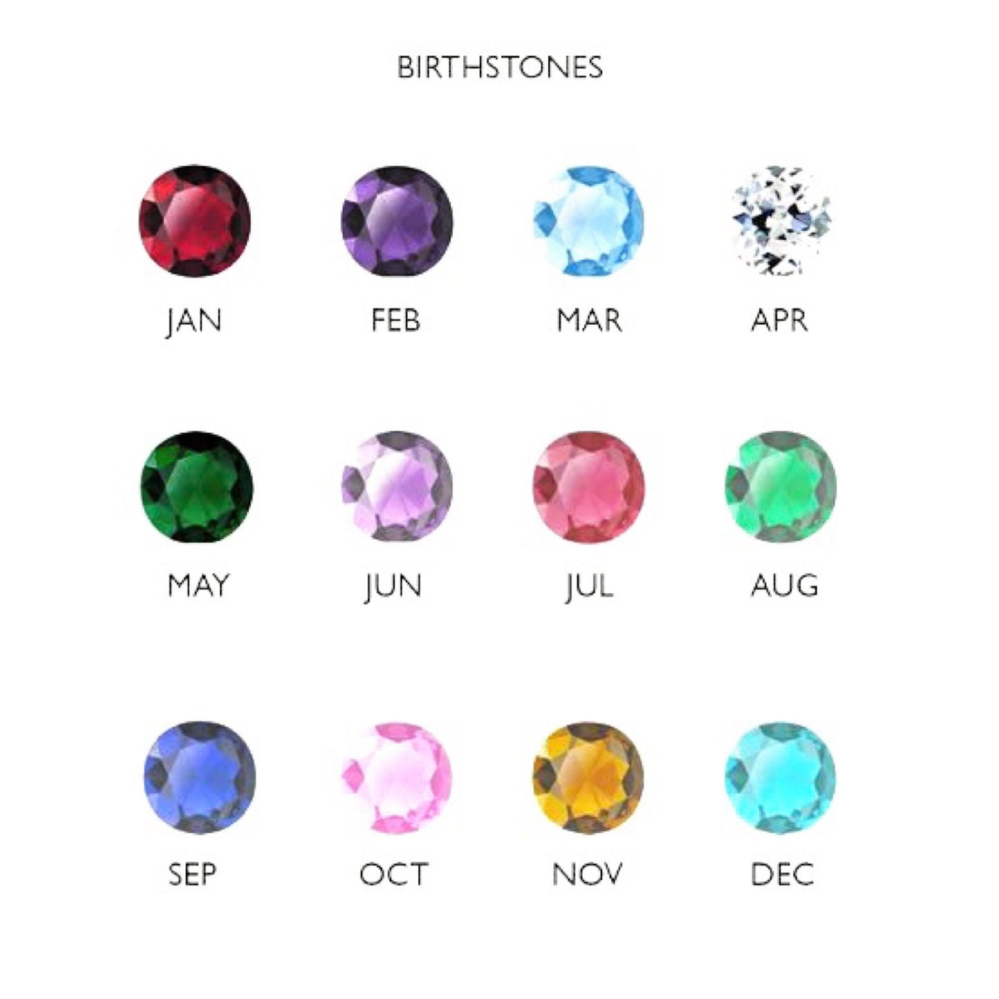 Personalized Birthstone Ring