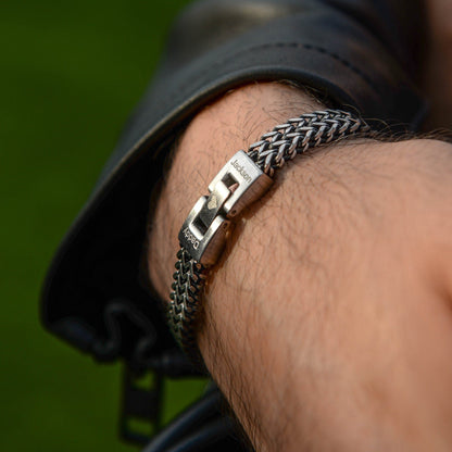 Men's Personalised Stainless Steel Bracelet