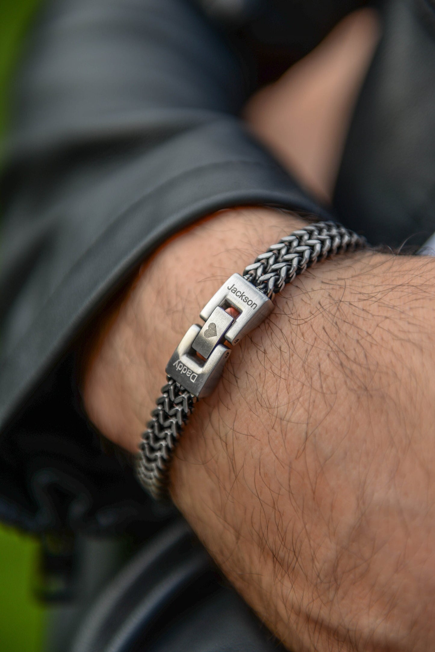 Men's Personalised Stainless Steel Bracelet