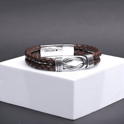 Personalized Knot bracelet for Men